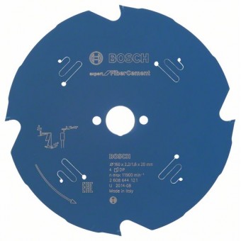 Bosch Пильный диск Expert for Fiber Cement 160 x 20 x 2,2 мм, 4 (2608644121)