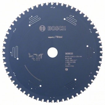 Bosch Пильный диск Expert for Steel 254 x 25,4 x 2,6 мм, 60 (2608643059)