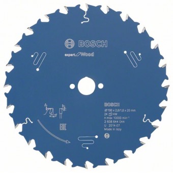 Bosch Пильный диск Expert for Wood 190 x 20 x 2,6 мм, 24 (2608644044)