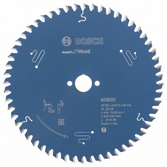 Bosch Пильный диск Expert for Wood 190 x 20 x 2,6 мм, 56 (2608644046)