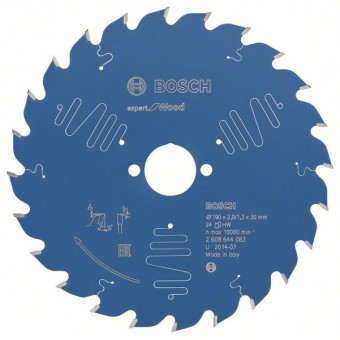 Bosch Пильный диск Expert for Wood 190 x 30 x 2,0 мм, 24 (2608644083)