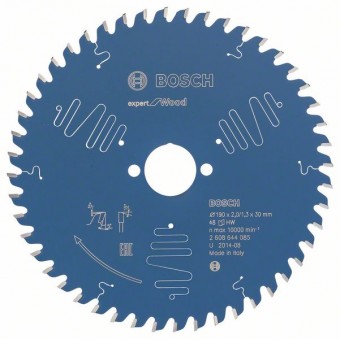 Bosch Пильный диск Expert for Wood 190 x 30 x 2,0 мм, 48 (2608644085)