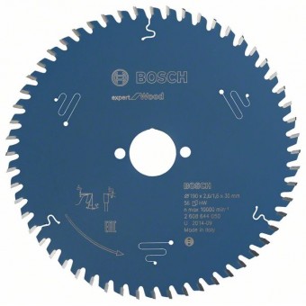 Bosch Пильный диск Expert for Wood 190 x 30 x 2,6 мм, 56 (2608644050)