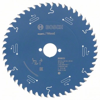 Bosch Пильный диск Expert for Wood 210 x 30 x 2,8 мм, 48 (2608644060)