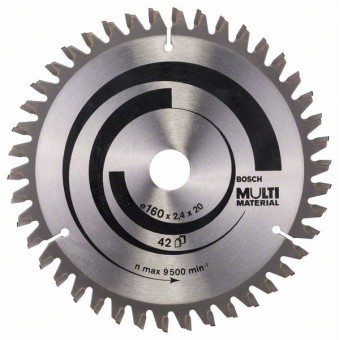 Bosch Пильный диск Multi Material 160 x 20/16 x 2,4 мм, 42 (2608640503)