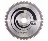 Bosch Пильный диск Multi Material 216 x 30 x 2,5 мм, 80 (2608640447)