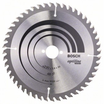 Bosch Пильный диск Optiline Wood 230 x 30 x 2,8 мм, 48 (2608640629)
