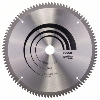 Bosch Пильный диск Optiline Wood 305 x 30 x 2,5 мм, 96 (2608640442)