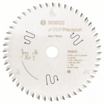 Bosch Пильный диск Top Precision Best for Multi Material 165 x 20 x 1,8 мм, 56 (2608642387)