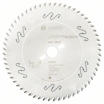 Bosch Пильный диск Top Precision Best for Wood 250 x 30 x 3,2 мм, 60 (2608642112)