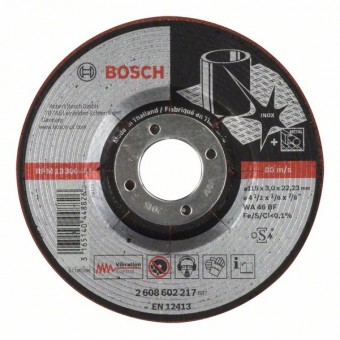 Bosch Полугибкий обдирочный круг WA 46 BF, 115 мм, 3,0 мм (2608602217)