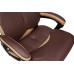 Кресло «Grand» (brown) (Натуральная коричневая кожа + бронзовая сетка)