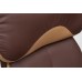 Кресло «Grand» (brown) (Натуральная коричневая кожа + бронзовая сетка)