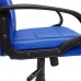 Кресло офисное TetChair CH 747 (Синяя ткань)