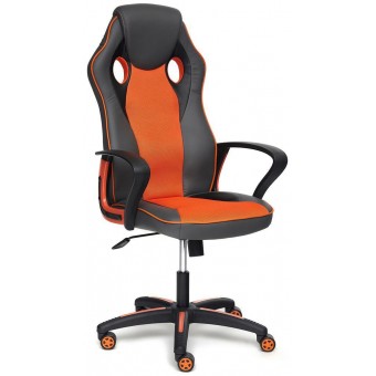 Кресло офисное TetChair «Racer» (металлик/оранжевый)