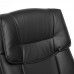 Кресло компьютерное TetChair «Ореон» (Oreon) (Искусств. чёрн. кож+искусств. перфор. чёрн. кожа)