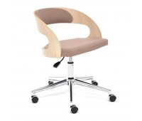 Кресло офисное TetChair «Jazz» (дуб, экошерсть, коричневый)