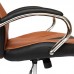 Кресло «Gloss» (Черная+коричневая искусственная кожа)