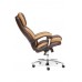 Кресло «Grand» (brown) (Искусственная коричневая кожа + бронзовая сетка)