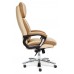 Кресло «Grand» (beige) (Искусственная бежевая кожа + бронзовая сетка)