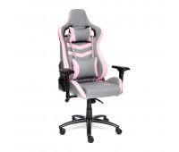 Кресло «iPinky» (Искусственная кожа серый/розовый)
