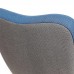 Кресло СН 757 (Серая + синяя ткань)