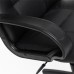 Кресло «Devon» (Искусственная черная кожа + искусственная перфорированная чёрная кожа)