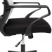 Кресло компьютерное TetChair «Mesh-4»  (Чёрн. + серая ткань)