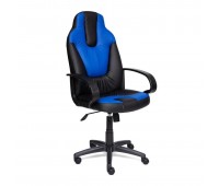 Кресло «Neo 1» (Чёрно-синяя искусственная кожа)