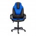 Кресло «Neo 1» (Чёрно-синяя искусственная кожа)