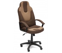 Кресло для компьютера «Нео 3» (Neo 3) (Коричневая ткань + бежевая ткань)