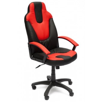 Кресло «Neo 2» (Чёрно-красная искусственная кожа)