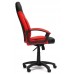 Кресло «Twister» (Чёрно-красная искусственная кожа)
