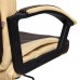 Кресло компьютерное TetChair «Twister»  (Искусств. корич. + бежевая кожа)