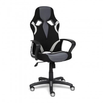 Кресло офисное «Runner» (Чёрная+серая ткань)
