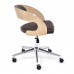 Кресло офисное TetChair «Jazz» (дуб, кож/зам, коричневый)