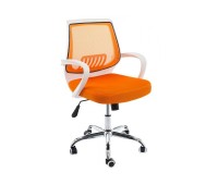 Компьютерное кресло Woodville Ergoplus белое / оранжевое