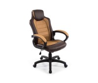 Компьютерное кресло Woodville Kadis коричневое / бежевое