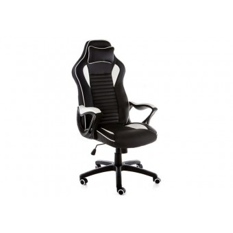 Компьютерное кресло Woodville Leon черное / белое