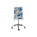 Компьютерное кресло Woodville Mis white / flowers fabric