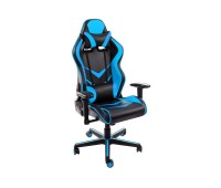 Компьютерное кресло Woodville Racer черное / голубое