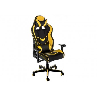 Компьютерное кресло Woodville Racer черное / желтое